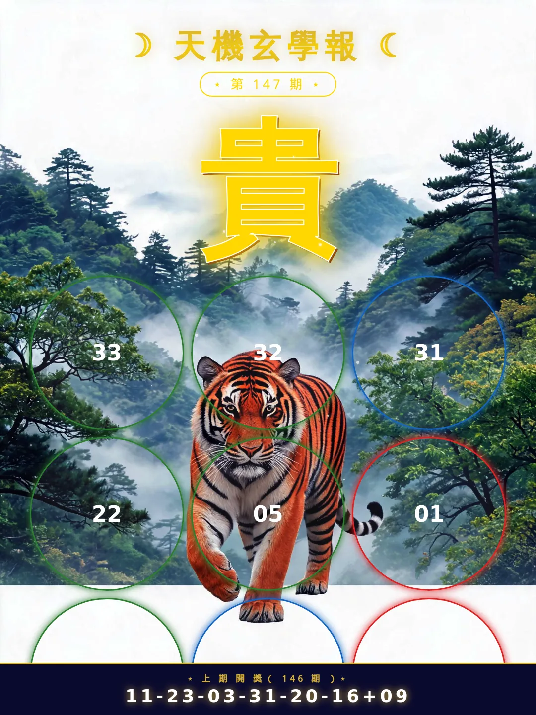 【第147期】天機玄學報 · 今期必中